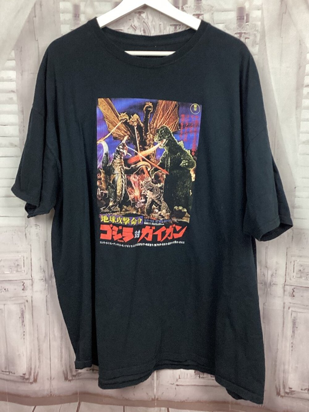 Godzilla vs Gigan Movie Promo Short Sleeve Tee Shirt 1972 film 3XL